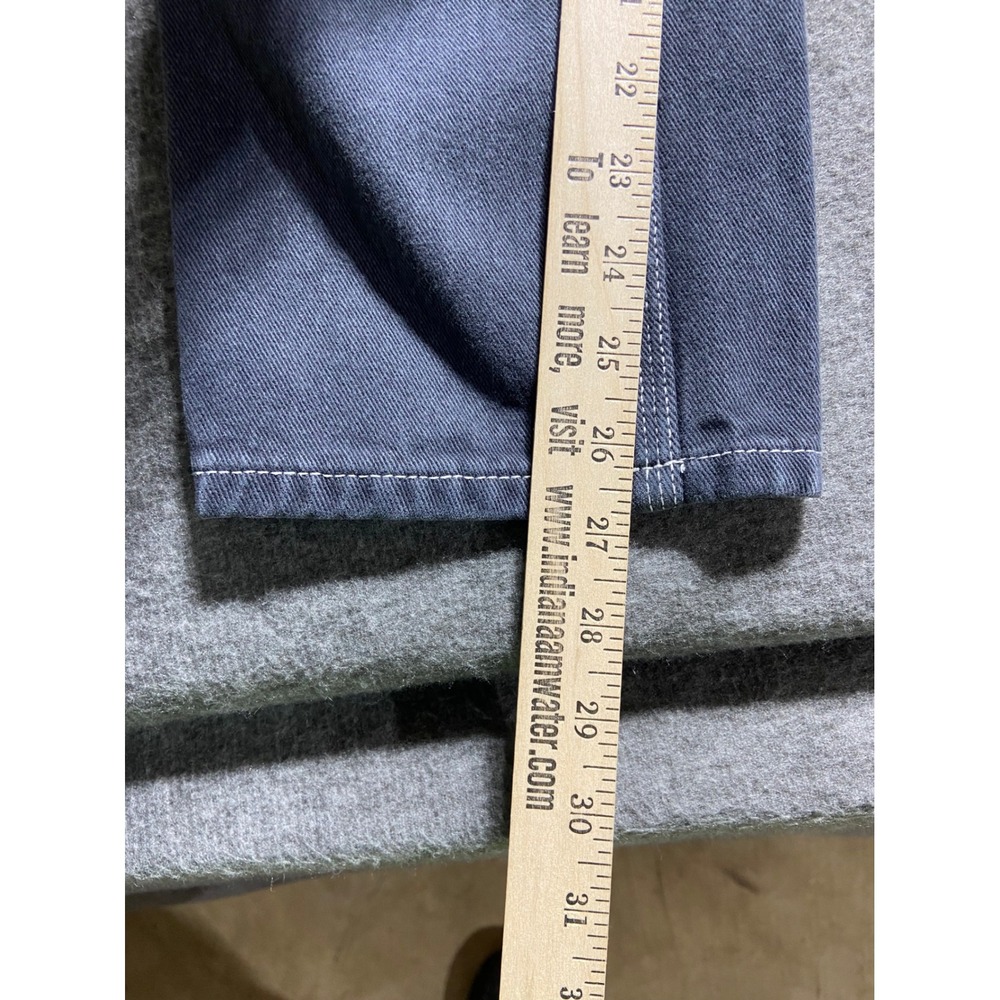 PacSun Carpenter Pants Charcoal Gray Contrast Stitch High Rise Denim 25 Grunge - Picture 5 of 11